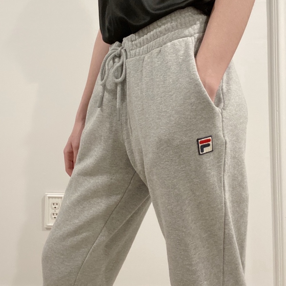 FILA joggers.